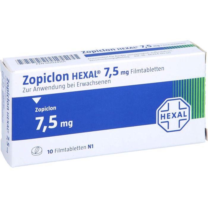 ZOPICLON HEXAL 7,5 mg Filmtabletten