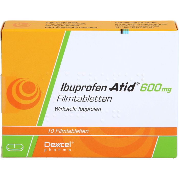 IBUPROFEN Atid 600 mg Filmtabletten