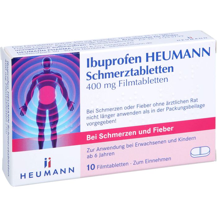 IBUPROFEN Heumann Schmerztabletten 400 mg