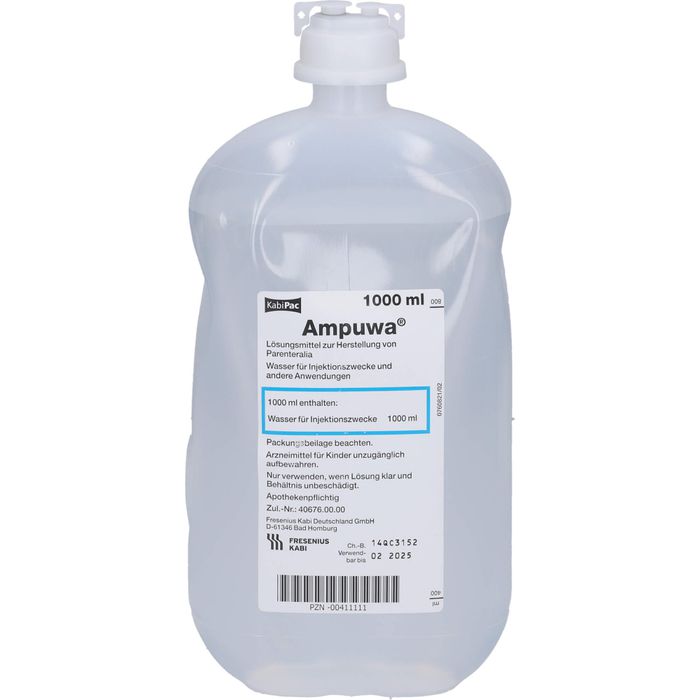 AMPUWA Plastikflasche Injektions-/Infusionslsg.
