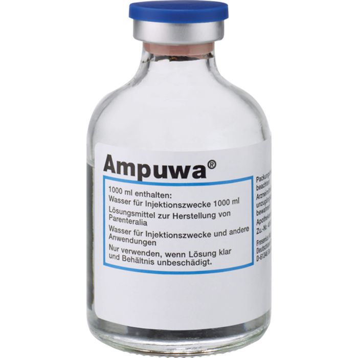 AMPUWA Glasflasche Injektions-/Infusionslösung