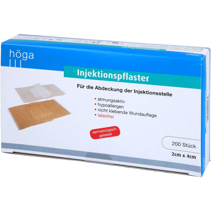 INJEKTIONSPFLASTER hypoallergen 2x4 cm