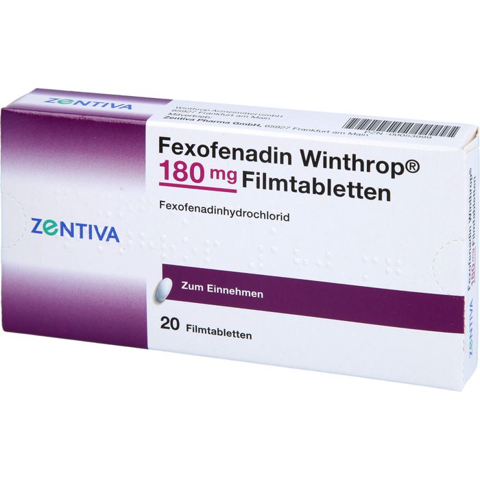 FEXOFENADIN Winthrop 180 mg Filmtabletten