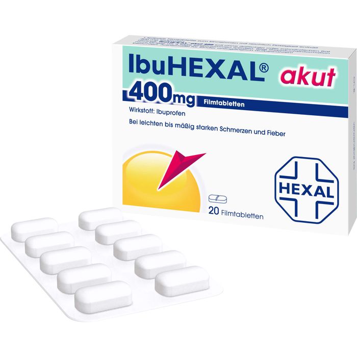 IBUHEXAL akut Ibuprofen 400 mg Filmtabletten