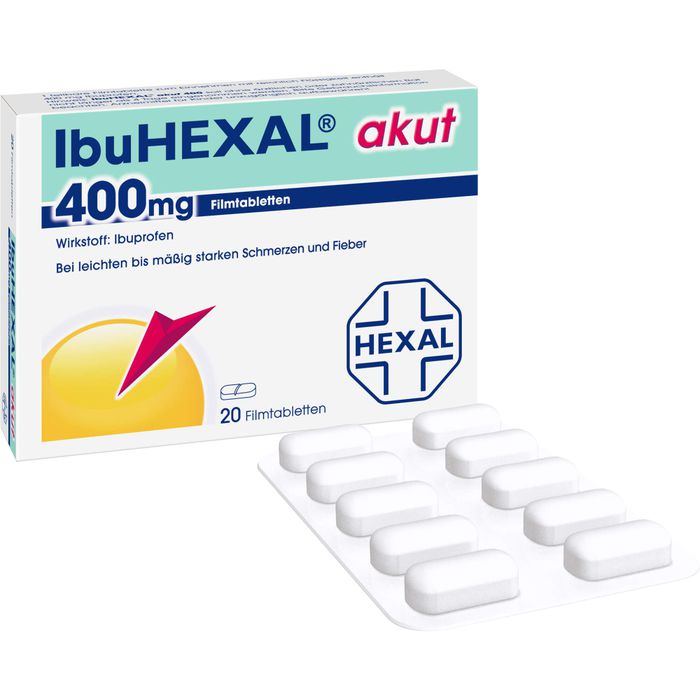 IBUHEXAL akut Ibuprofen 400 mg Filmtabletten