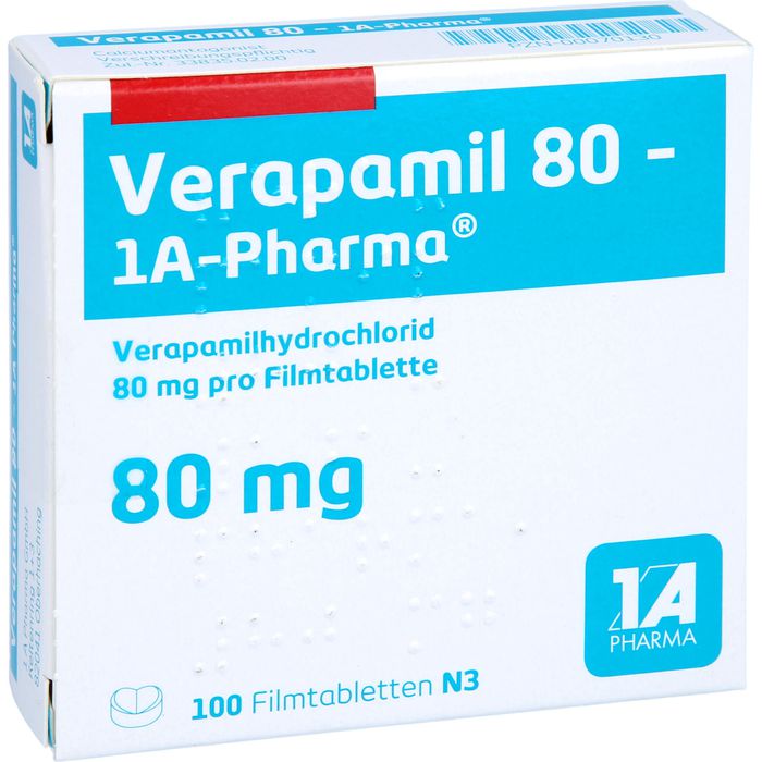 VERAPAMIL 80-1A Pharma Filmtabletten