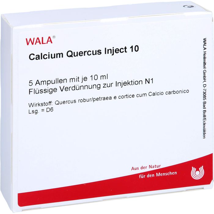 CALCIUM QUERCUS Inject 10 Ampullen