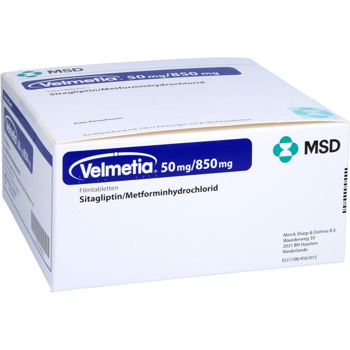 VELMETIA 50 mg/850 mg Filmtabletten