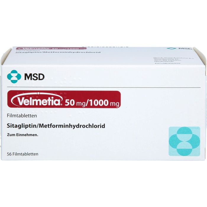 VELMETIA 50 mg/1000 mg Filmtabletten