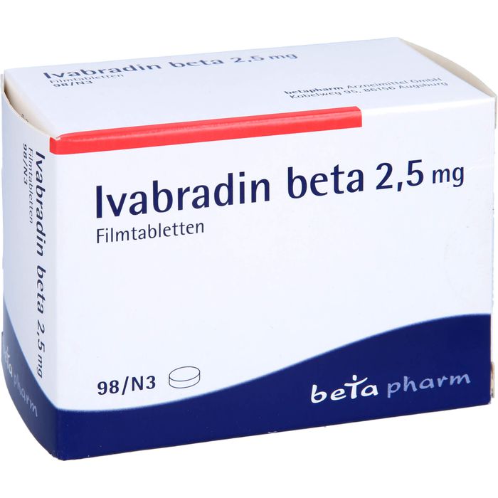 IVABRADIN beta 2,5 mg Filmtabletten