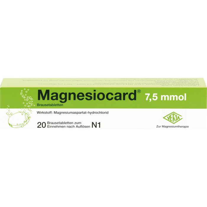 MAGNESIOCARD 7,5 mmol Brausetabletten