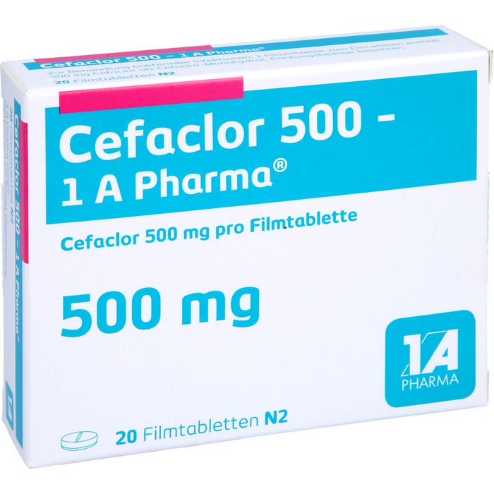 CEFACLOR 500-1A Pharma Filmtabletten