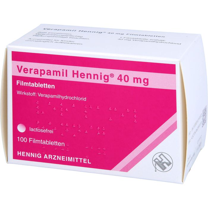 VERAPAMIL Hennig 40 mg Filmtabletten