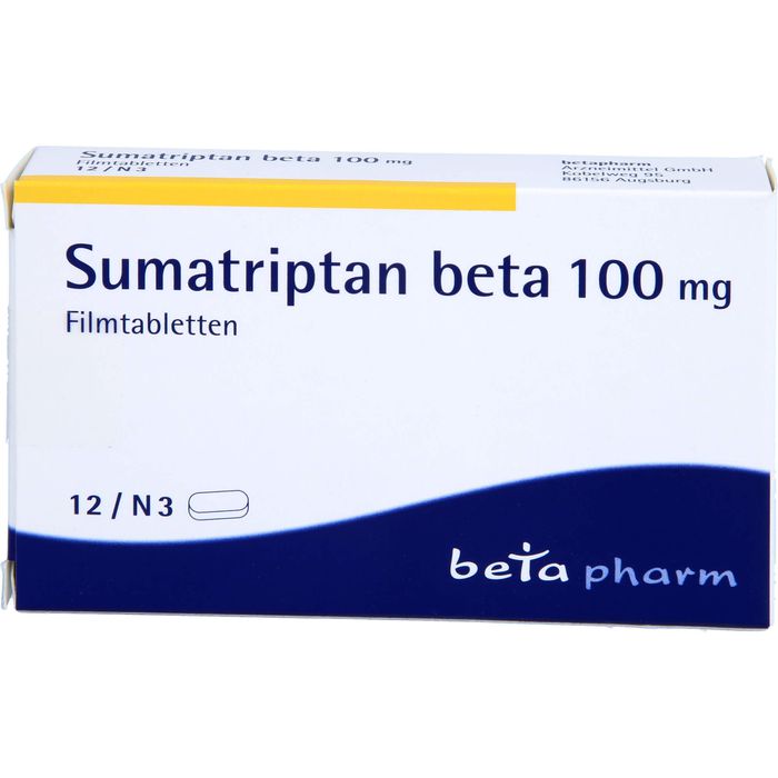 SUMATRIPTAN beta 100 mg Filmtabletten