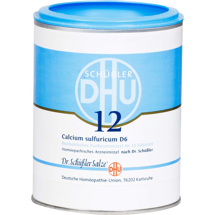 BIOCHEMIE DHU 12 Calcium sulfur.D 6 Tabletten