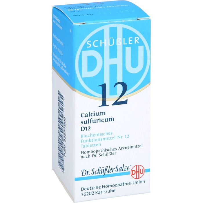 BIOCHEMIE DHU 12 Calcium sulfuricum D 12 Tabletten