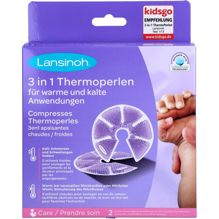 LANSINOH THERA PEARL 3 in 1 ThermoPerlen-Kissen