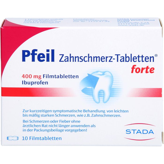 PFEIL Zahnschmerz-Tabletten forte Filmtabletten