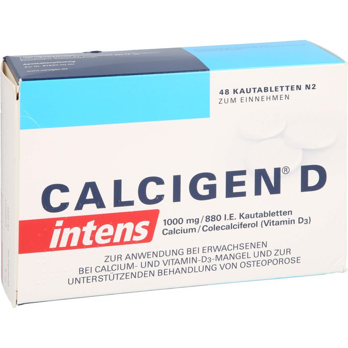 CALCIGEN D intens 1000 mg/880 I.E. Kautabletten