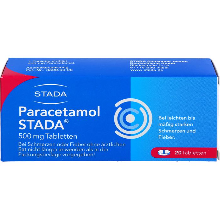 PARACETAMOL STADA 500 mg Tabletten