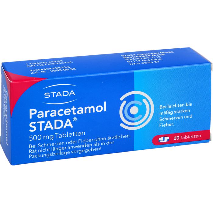 PARACETAMOL STADA 500 mg tabletten