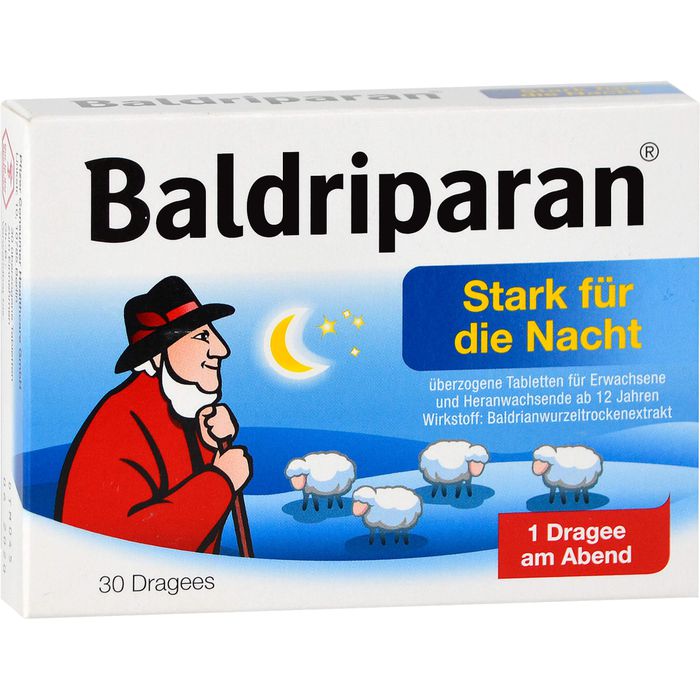 BALDRIPARAN Stark für die Nacht überzogene Tab.