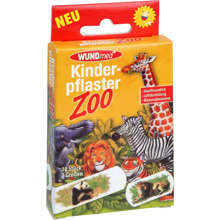 WUNDmed KINDERPFLASTER Zoo 2 Größen