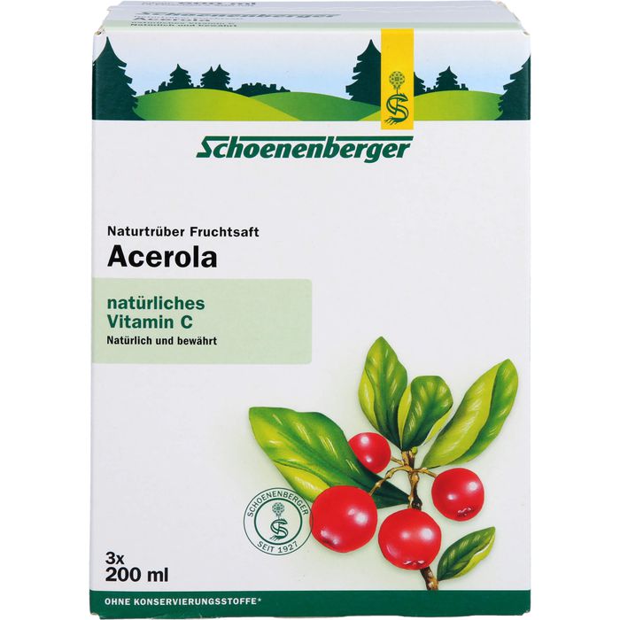 ACEROLA SAFT Schoenenberger Heilpflanzensäfte BIO