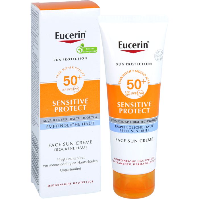 Eucerin Sun Creme Lsf 50 50 Ml Sonnenschutz Haut Haut Haare Nagel Kleeblatt Apotheken