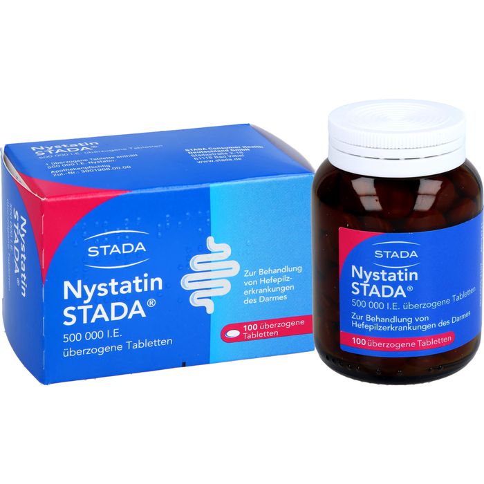 NYSTATIN STADA 500.000 I.E. überzogene Tab.