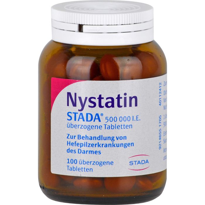 NYSTATIN STADA 500.000 I.E. überzogene Tabletten