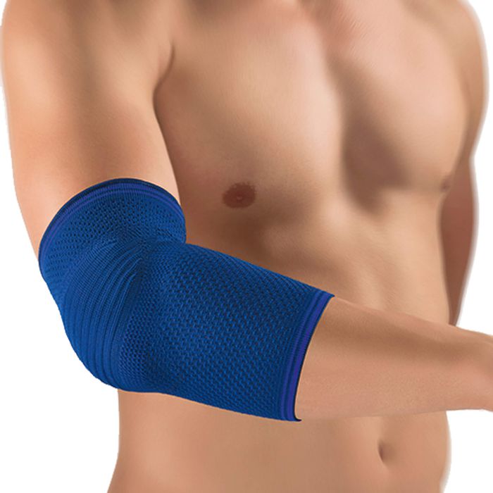 BORT KubiTal Ellenbogen-Polster-Bandage S blau