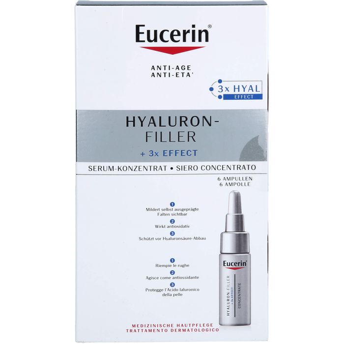 EUCERIN Anti-Age Hyaluron-Filler Serum-Konz.Amp.