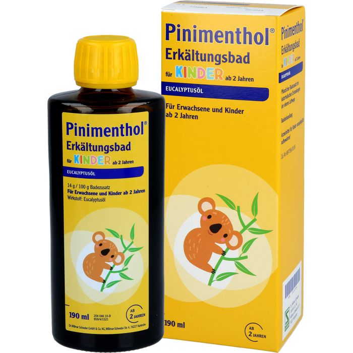 PINIMENTHOL Erkältungsbad für Kinder ab 2 Jahren Eucalyptus