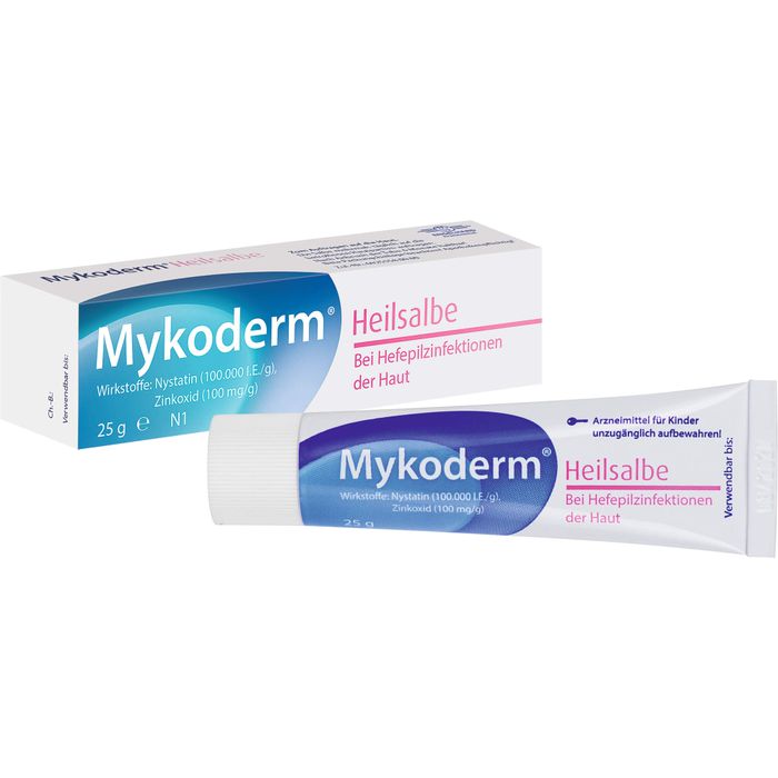 Mykoderm helende zalf Nystatin en Zinkoxid