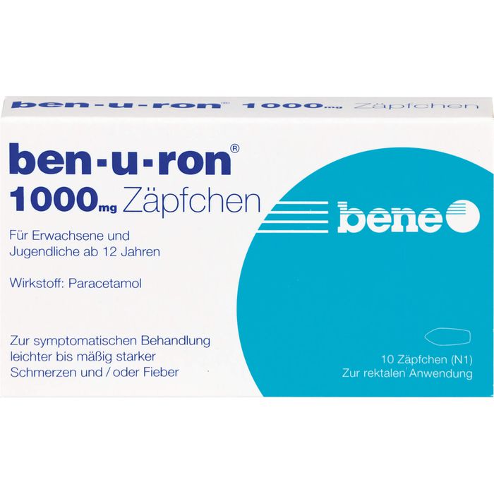 BEN-U-RON 1.000 mg Zäpfchen