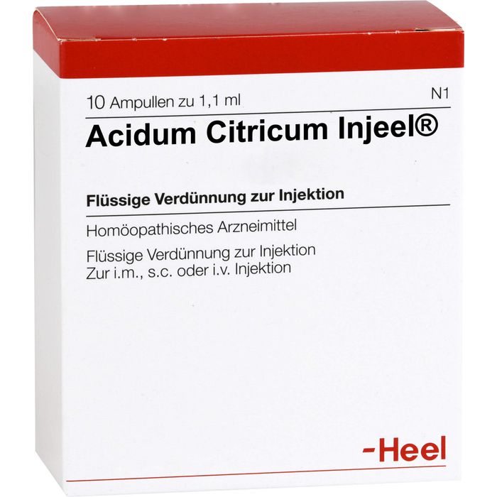 ACIDUM CITRICUM INJEEL Ampullen