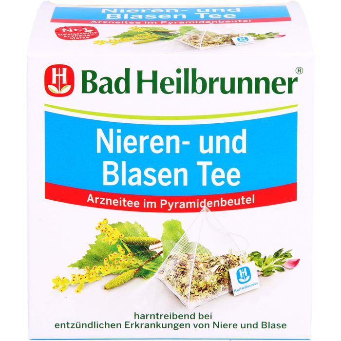 BAD HEILBRUNNER Nieren- und Blasen Tee Filterbeut.