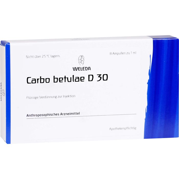 CARBO BETULAE D 30 Ampullen