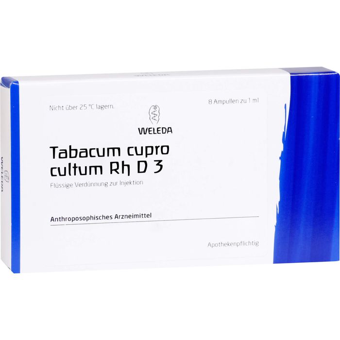 TABACUM CUPRO cultum Rh D 3 Ampullen