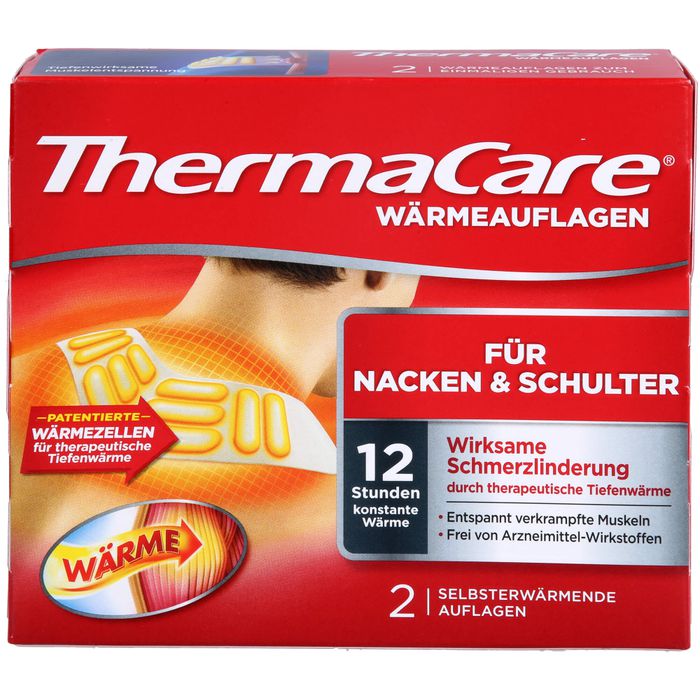 THERMACARE Nacken/Schulter Auflagen z.Schmerzlind.