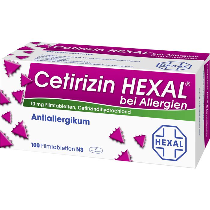 CETIRIZIN HEXAL Filmtabl. b. Allergien