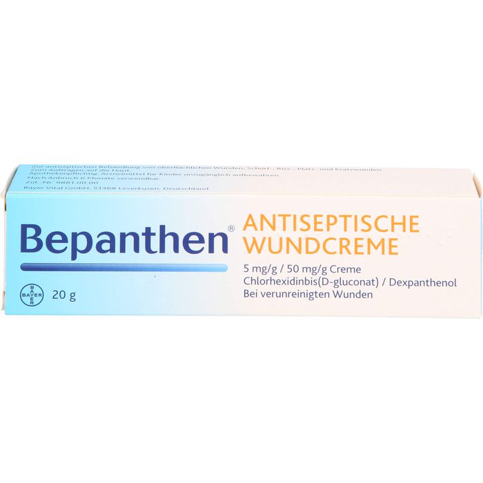 BEPANTHEN cremă antiseptică pentru plăgi 20g