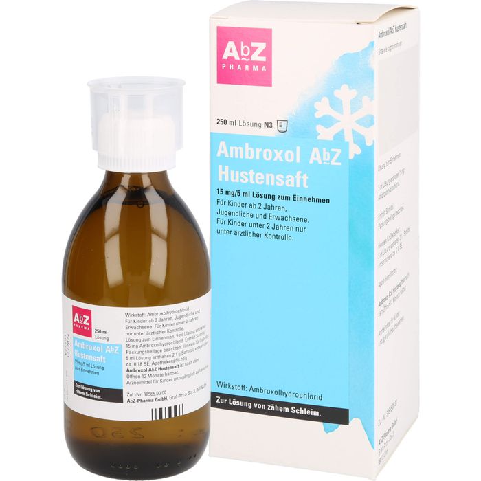 AMBROXOL AbZ Hustensaft 15 mg/5 ml 250 ml - disapo.de Versandapotheke