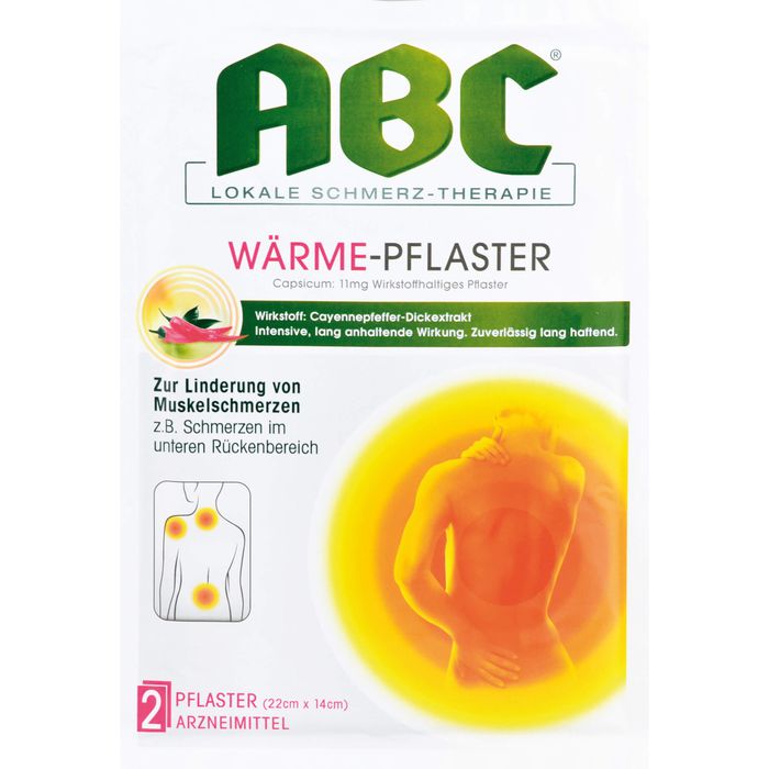 ABC Wärme-Pflaster Capsicum Hansaplast med 14x22