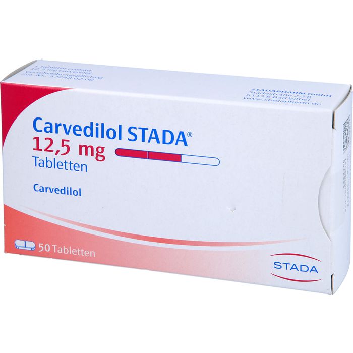 CARVEDILOL STADA 12,5 mg Tabletten