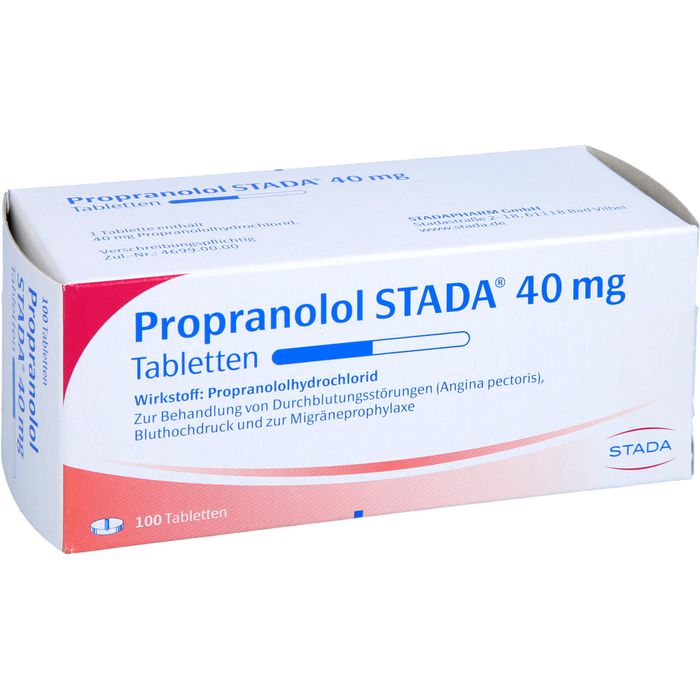 PROPRANOLOL STADA 40 mg Tabletten
