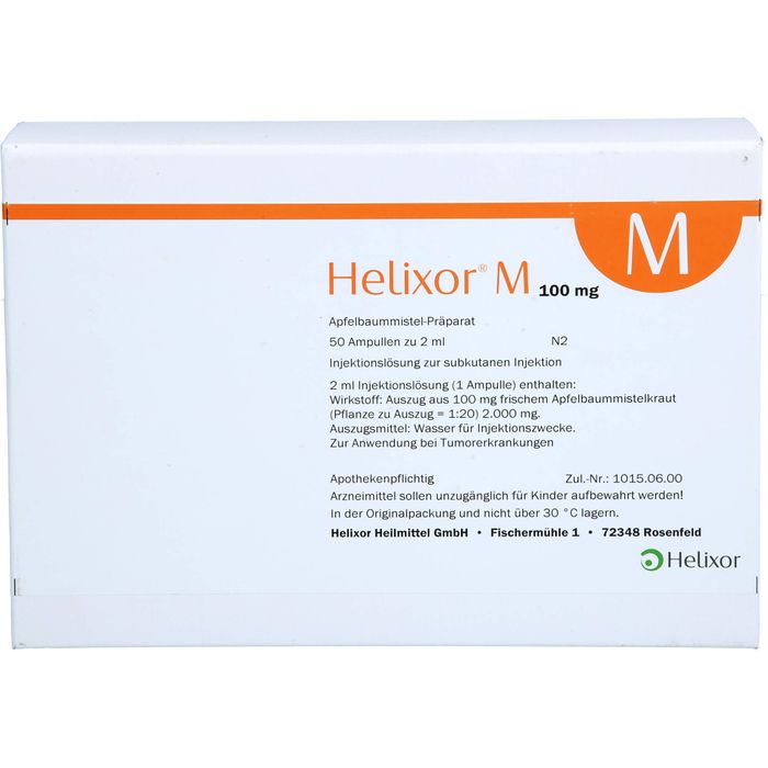 HELIXOR M Ampullen 100 Mg 50 St - Helixor Produkte - Markenshop ...