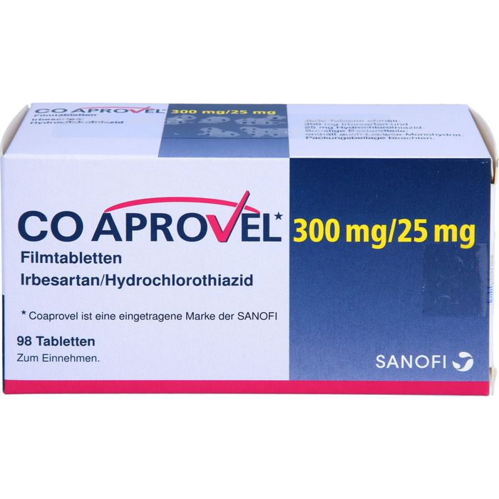 COAPROVEL 300 mg/25 mg Filmtabletten