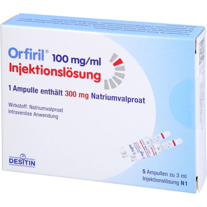 ORFIRIL 100 mg/ml Injektionslösung